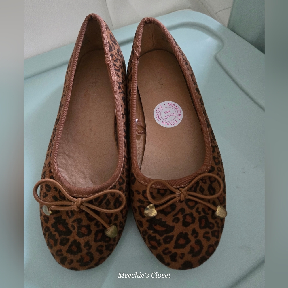 Capelli New York Leopard Flats size 1 New Without Tags